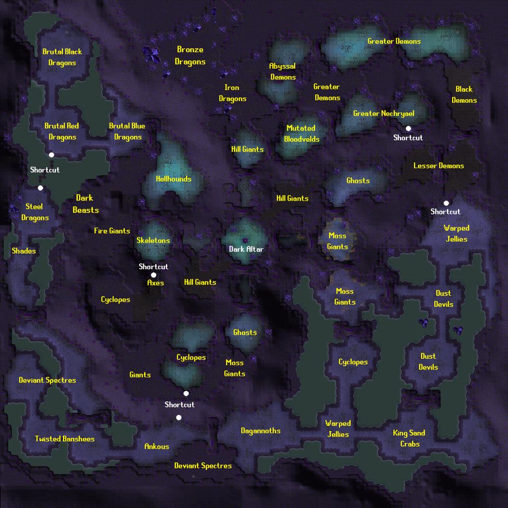 Catacombs Of Kourend Map Catacombs Of Kourend Npc Map - Guides & Tutorials - Ely Rsps